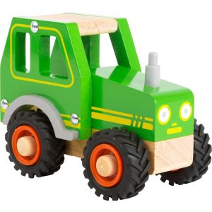 Pequeño tractor de madera - Juguete infantil