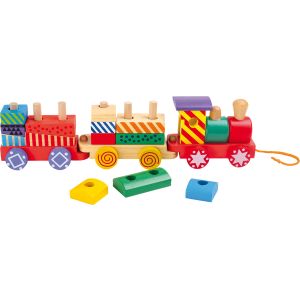 Tren colorido de madera - 18 piezas - REBAJAS - 