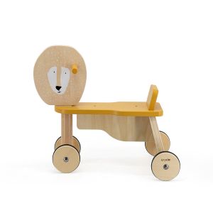 Correpasillos de madera y 4 ruedas Trixie Mr. Lion