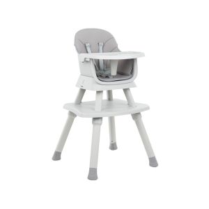 Trona 6 en 1 Eat and Play color Gris  Kikkaboo