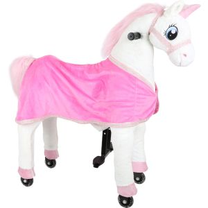 Unicornio con ruedas para montar