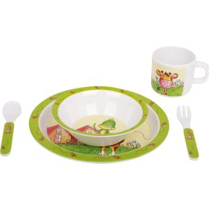 Vajilla infantil Tobi y Lilly , 5 piezas