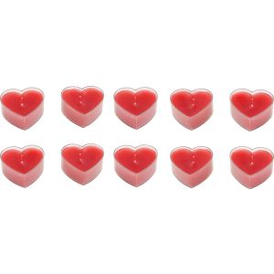 Velas con forma de corazón 