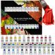 Juego de pintura acrílica , 24 tubos de 12 ml