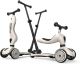 Patinete evolutivo 2 en 1: se transforma fácilmente para adaptarse al crecimiento del niño.