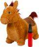 Caballo saltarín de peluche