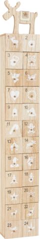 Calendario de adviento moderno , 80 cm de altura