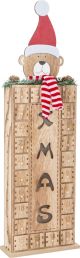 Calendario de adviento de madera Oso
