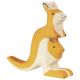 Figura de madera Canguro con Bebé Holztiger - imagen 2