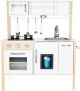 Kruzzel Cocina Blanca de juguete para niños de madera