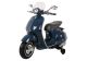 Scooter Eléctrico Infantil Vespa GTS 300 Azul con Asiento de Piel y Luces LED
