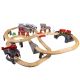 Tren de Madera Kruzzel: Juego Creativo y Seguro con Pista de 4.8m para Niños