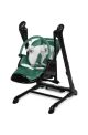 Silla Alta y Columpio 2 en 1 Indigo Black - Elegancia y Comodidad para tu Bebé-Verde - imagen 2