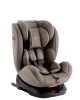 Silla de coche i-Trip i-Size beige, perfecta para bebés desde 0 meses hasta 12 años.