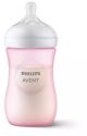 Biberón Philips Avent Natural 260ml Rosa - Succión Natural