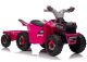 Quad Bike Rosa Eléctrica con Remolque XMX630T