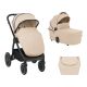 Carrito de bebé 2en1 Kikkaboo Naya Beige, versátil y cómodo