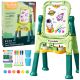 Pizarra Magnética Doble Cara con Tiza y Marcadores, 48 pcs