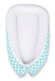 Cocoon Premium Reversible para Bebés My Sweet Baby - Turquesa con Puntos