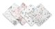 Pañales de Muselina Rosa Sensillo - Pack de 4 Piezas