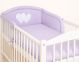 Protectores de Cuna My Sweet Baby - Corazones en Puntos Blancos