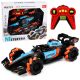 Coche RC 360° con luces brillantes y diseño deportivo