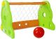 Portería de Fútbol Verde y Naranja para Niños