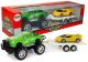 Set de Vehículos: Sportcars Amarillos y Off-Road Verde