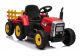 Tractor Eléctrico XMX611 Rojo Lean cars para Niños
