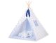 Tipi Infantil My Sweet Baby con Alfombra y Cojines - Estrellas Negras