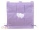Cot Tidy My Sweet Baby - Organizador de Cuna con Corazones Lila