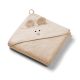 Toalla de Baño con Capucha Babyono de Bambú 100x100 cm Beige