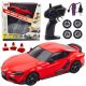Coche deportivo RC Drift rojo con control remoto para emociones al volante.