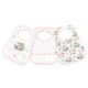 Set de Baberos de Rizo y EVA Kikkaboo - Savanna Rosa