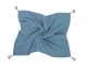 Manta Muselina Pastel Azul My Sweet Baby - Con Borlas