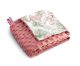 Manta Ligeramente Minky Sensillo 75x100 Palms Retro Pink