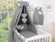 Dosel de Cuna My Sweet Baby - Canopy de Tela con Corazones
