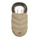 Saco cubrepiés Luxury Fur Dots Beige Kikkaboo para bebé