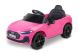 Coche eléctrico Audi A5L rosa Toyz con diseño atractivo y características seguras.