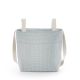 Bolso talega Taylor Cambrass color azul vichy, vista frontal
