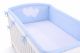 Protector de Cuna My Sweet Baby XXL Corazones Blancos y Azules