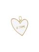 Llamador de Ángeles Proudmama Charm Nola Je t’aime heart