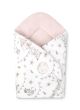Arrullo Swaddle Bebé Velcro Algodón Circo Rosa 75 cm