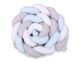 Protector de Cuna Knot Bumper XXL My Sweet Baby - Blanco y Gris