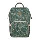 Bolsa de mamá Kikkaboo Siena Luxe Secret Garden Verde Intenso