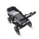 Saco Capazo + Colchoneta Dulce Vichy Gris 35x80x6 Cm - Cambrass