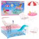 Set de Muñecas Resort de Verano con Piscina y Tobogán