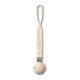Portachupetes de silicona beige Babyono - Práctico y seguro