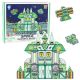 Bloques Magnéticos Espaciales Estación Espacial 4D 66pcs