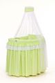 Moisés My Sweet Baby en verde con juego de textil completo